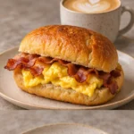 Bacon And Egg Roll + Regular Coffee