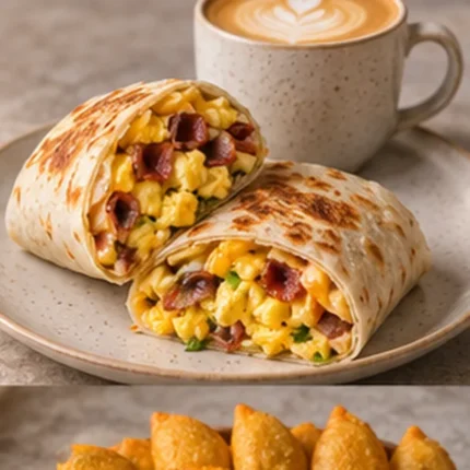 Breakfast Burrito + Regular Coffee | Empanadas Factory